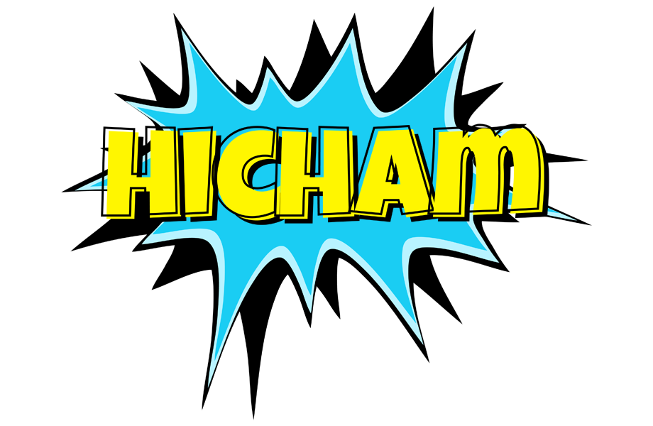 Hicham amazing logo