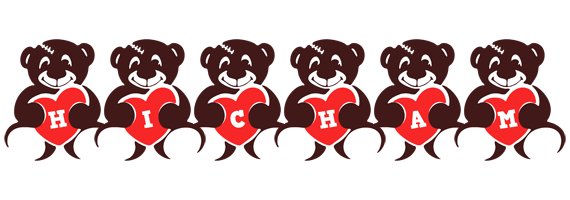 Hicham bear logo