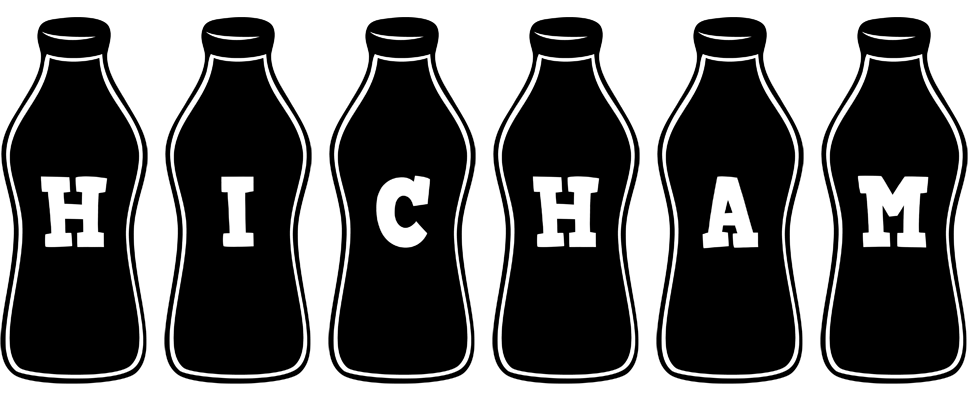 Hicham bottle logo
