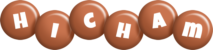 Hicham candy-brown logo