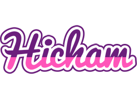 Hicham cheerful logo