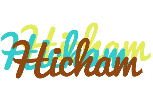 Hicham cupcake logo