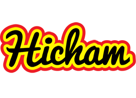 Hicham flaming logo