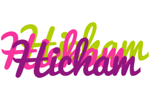Hicham flowers logo