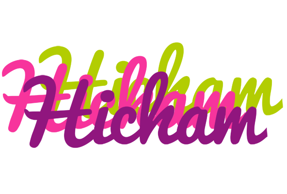Hicham flowers logo