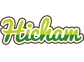 Hicham golfing logo