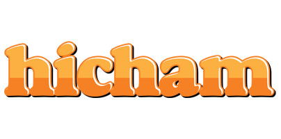 Hicham orange logo