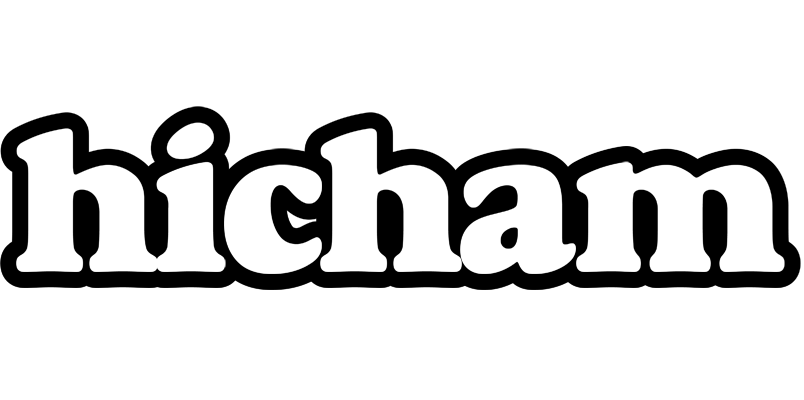 Hicham panda logo