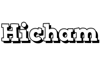 Hicham snowing logo