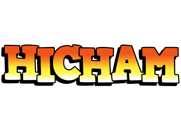 Hicham sunset logo