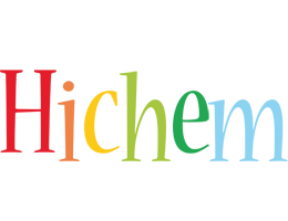 Hichem birthday logo