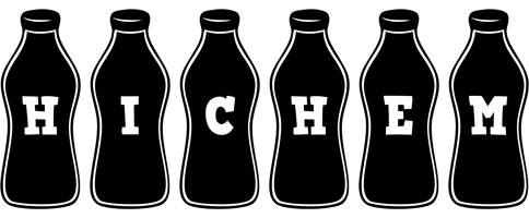 Hichem bottle logo