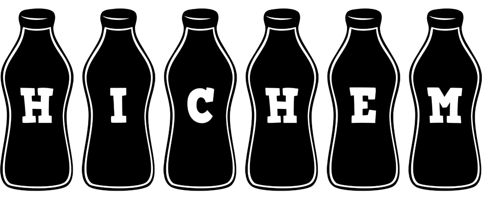 Hichem bottle logo