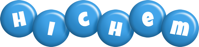 Hichem candy-blue logo