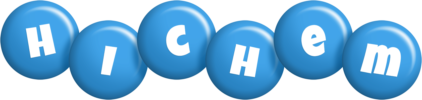 Hichem candy-blue logo