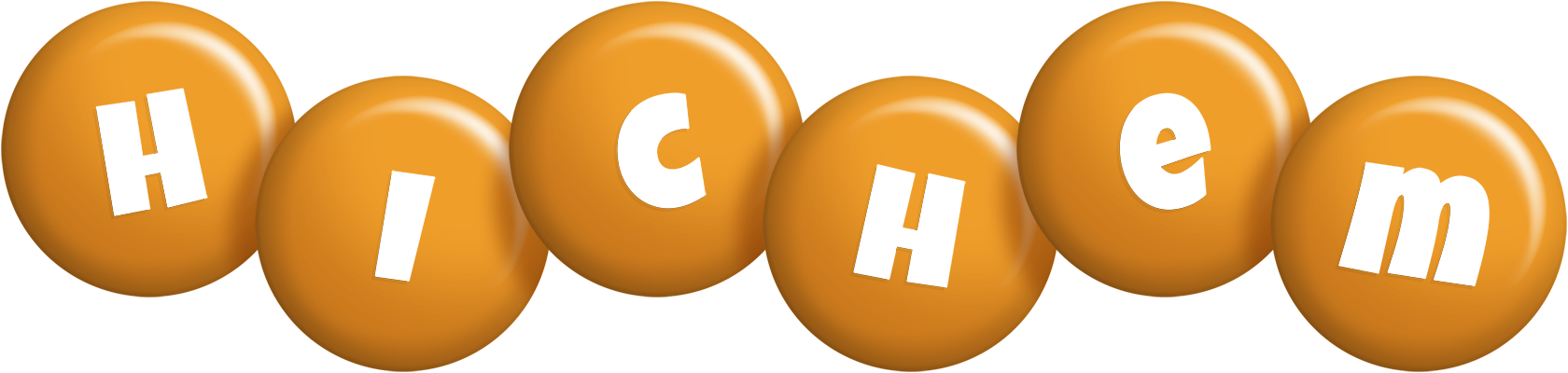 Hichem candy-orange logo