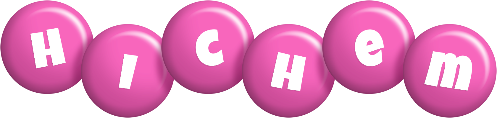 Hichem candy-pink logo