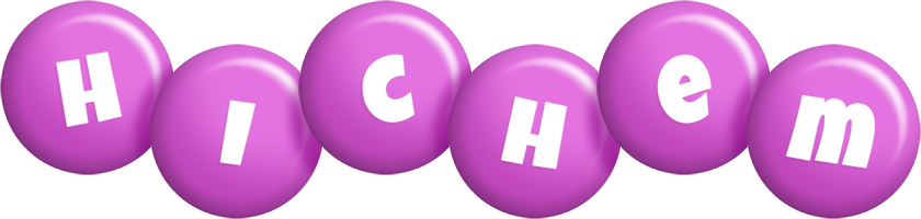 Hichem candy-purple logo