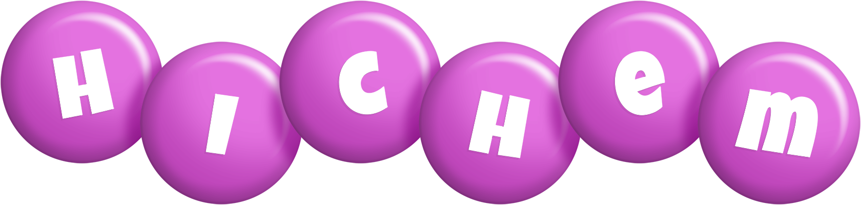 Hichem candy-purple logo