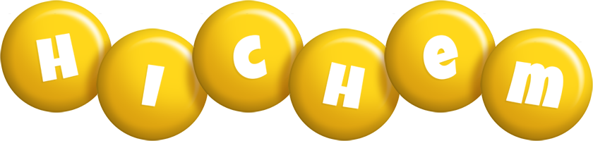 Hichem candy-yellow logo