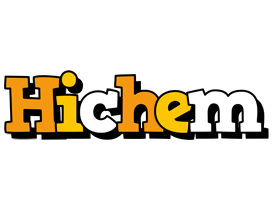 Hichem cartoon logo