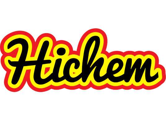 Hichem flaming logo