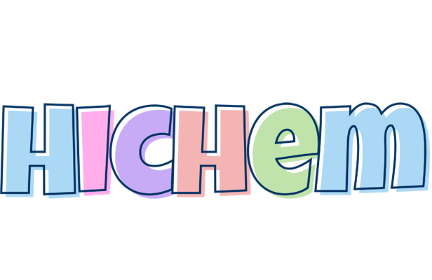 Hichem pastel logo