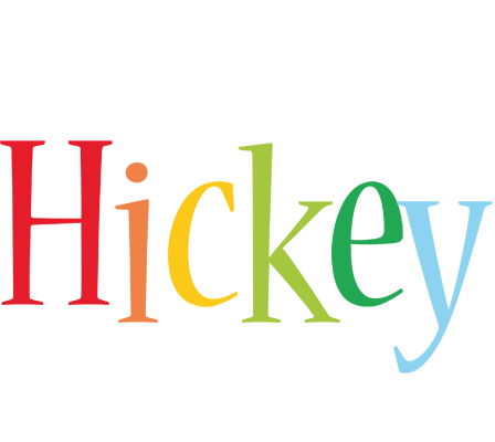 Hickey birthday logo