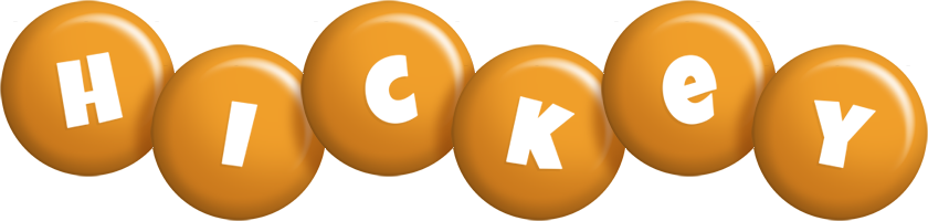 Hickey candy-orange logo