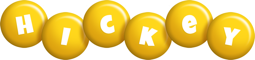 Hickey candy-yellow logo