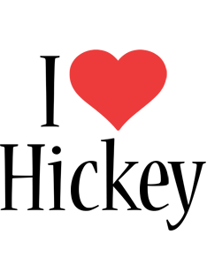 Hickey i-love logo