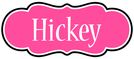 Hickey invitation logo
