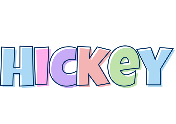 Hickey pastel logo