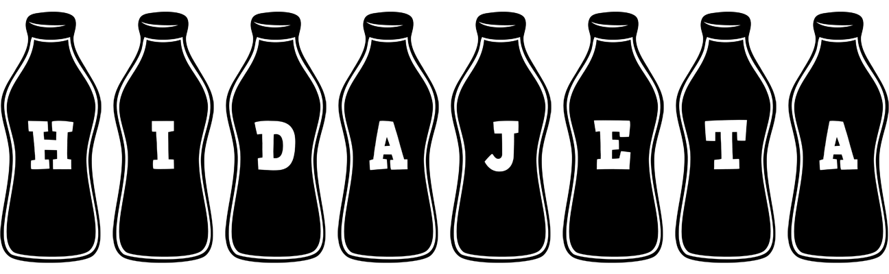 Hidajeta bottle logo