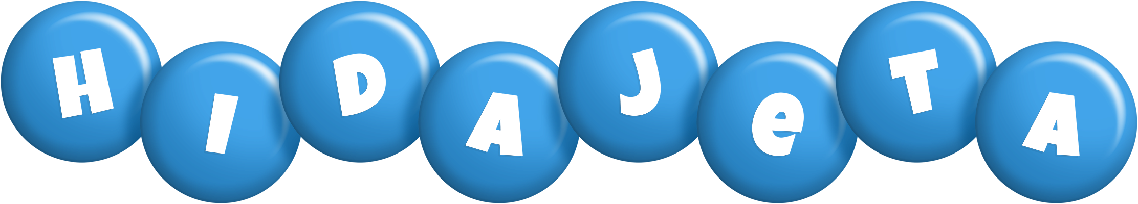 Hidajeta candy-blue logo