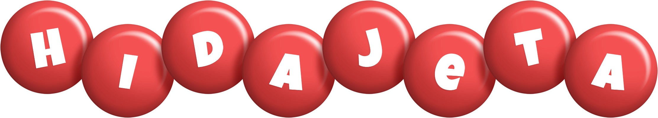Hidajeta candy-red logo