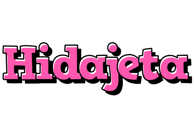 Hidajeta girlish logo
