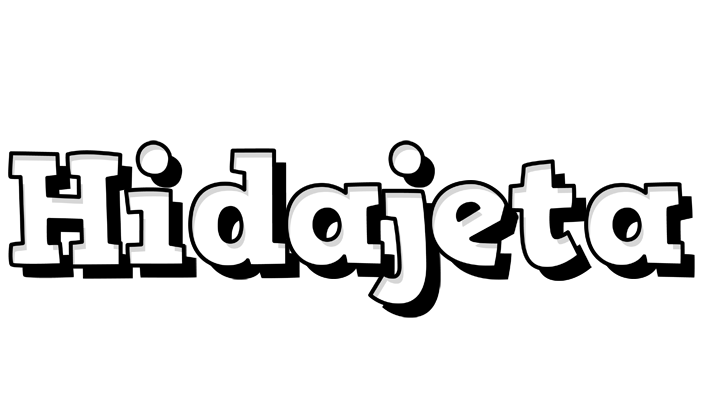 Hidajeta snowing logo