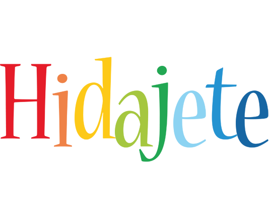 Hidajete birthday logo