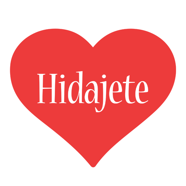 Hidajete love logo
