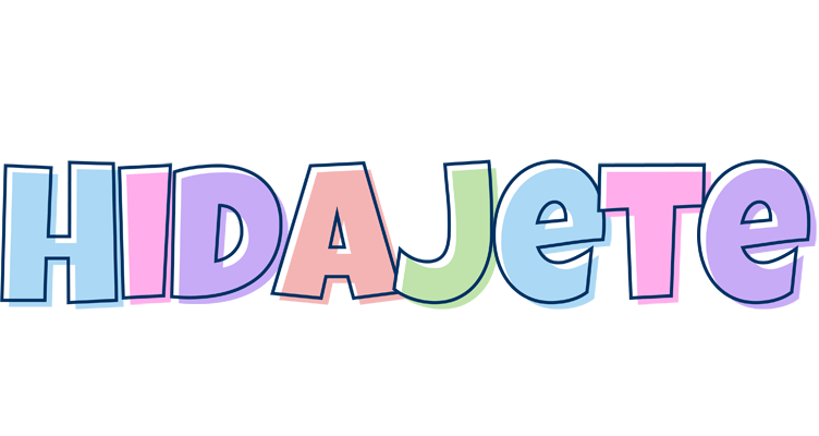 Hidajete pastel logo