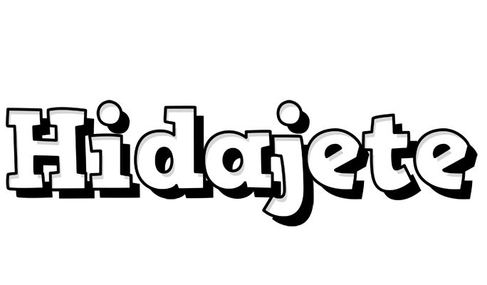 Hidajete snowing logo