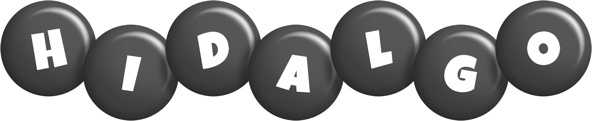 Hidalgo candy-black logo