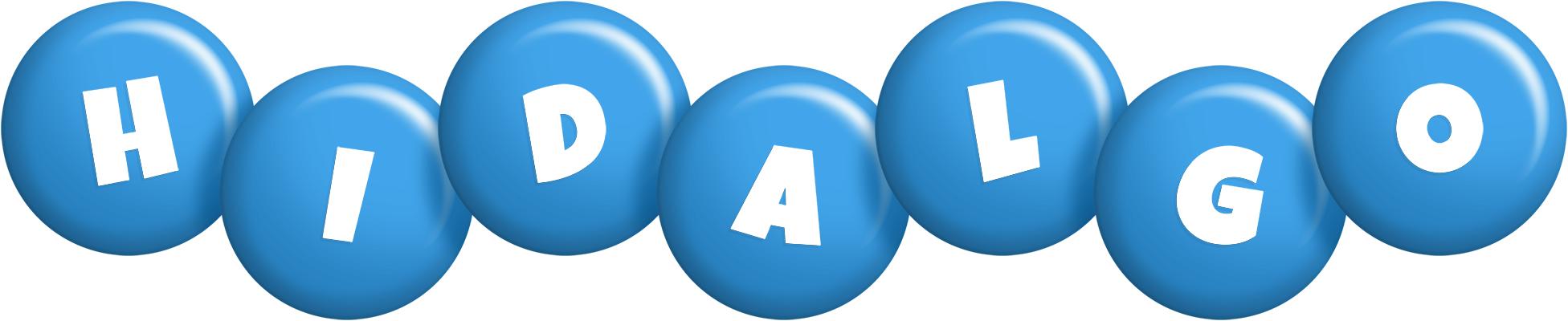 Hidalgo candy-blue logo