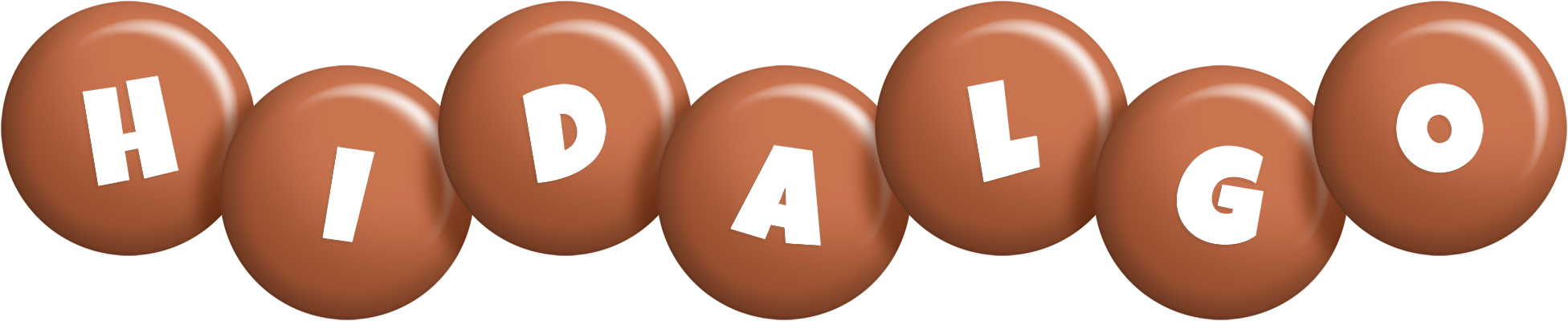 Hidalgo candy-brown logo