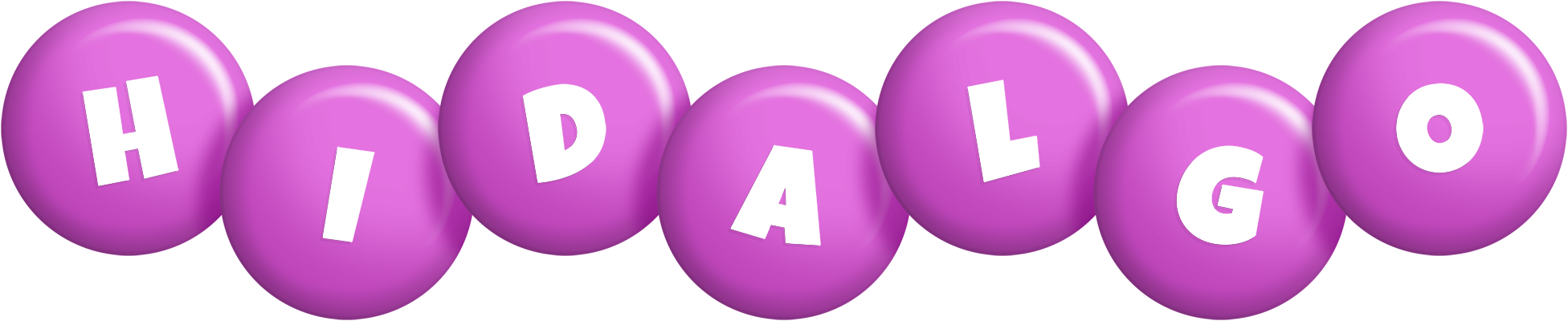 Hidalgo candy-purple logo