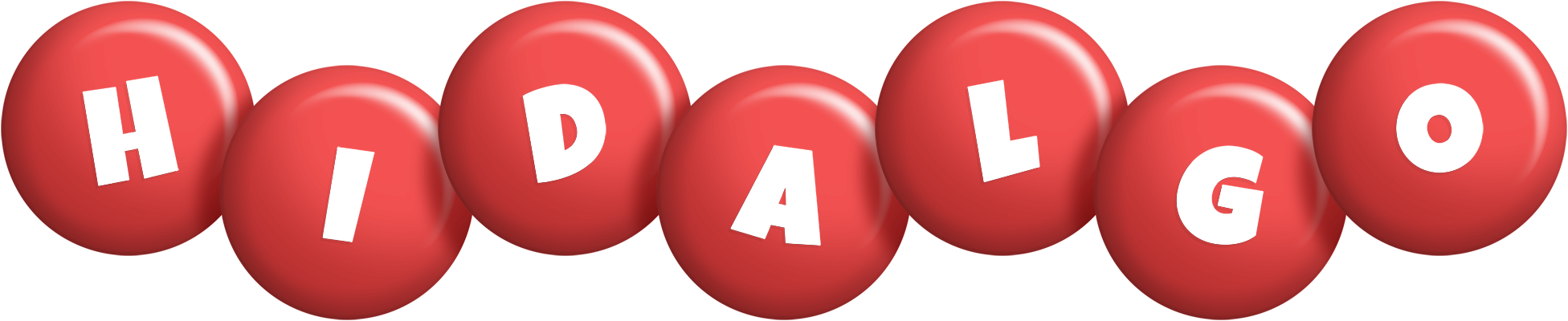 Hidalgo candy-red logo