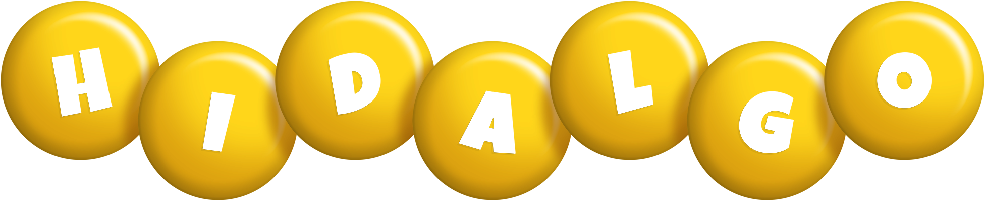 Hidalgo candy-yellow logo