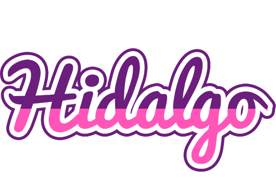 Hidalgo cheerful logo