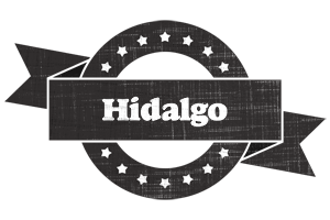 Hidalgo grunge logo